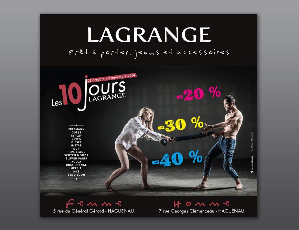 Conception et réalisation d'une campagne publicitaire pour LaGrange.