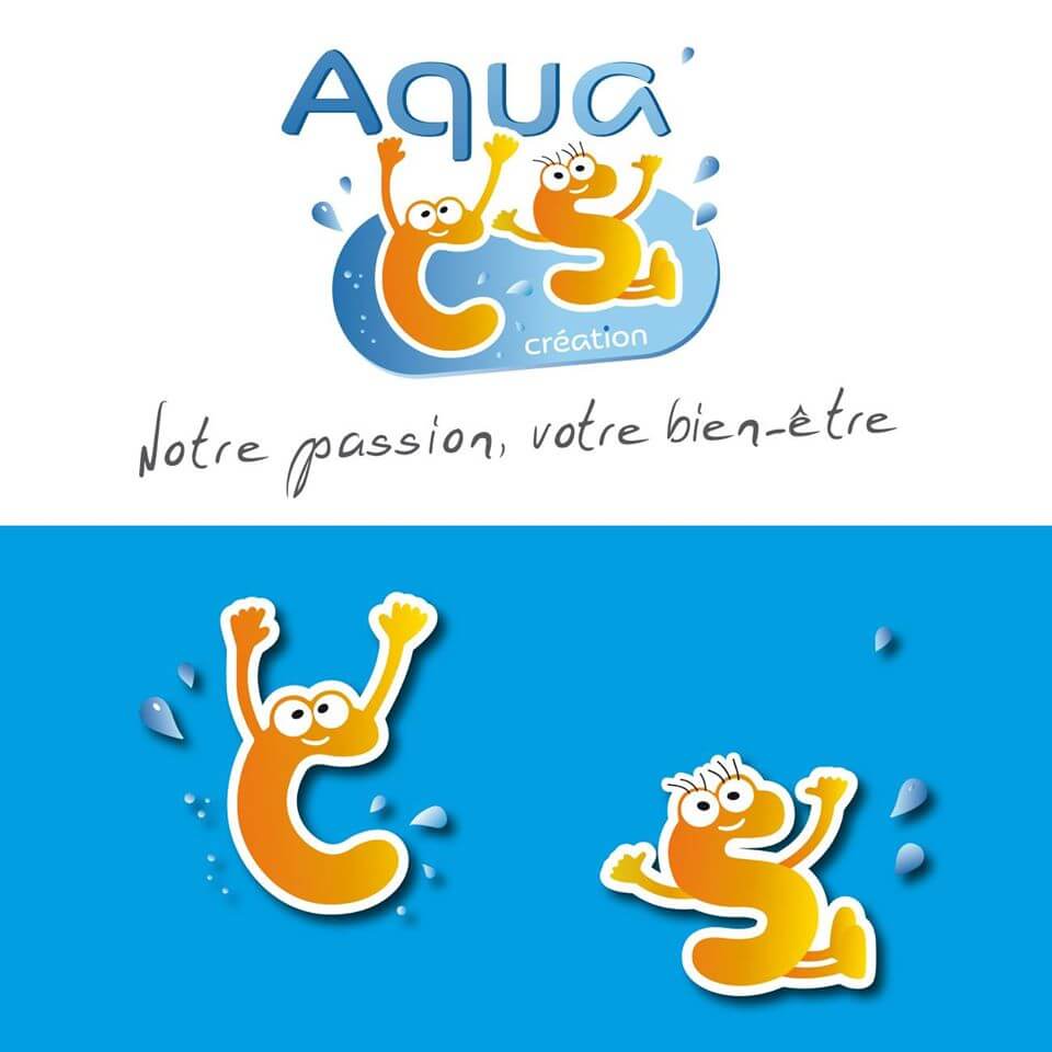 Création du logo et du site de vente en ligne pour Aqua CS Création. Belle visite sur www.aqua-cs.fr