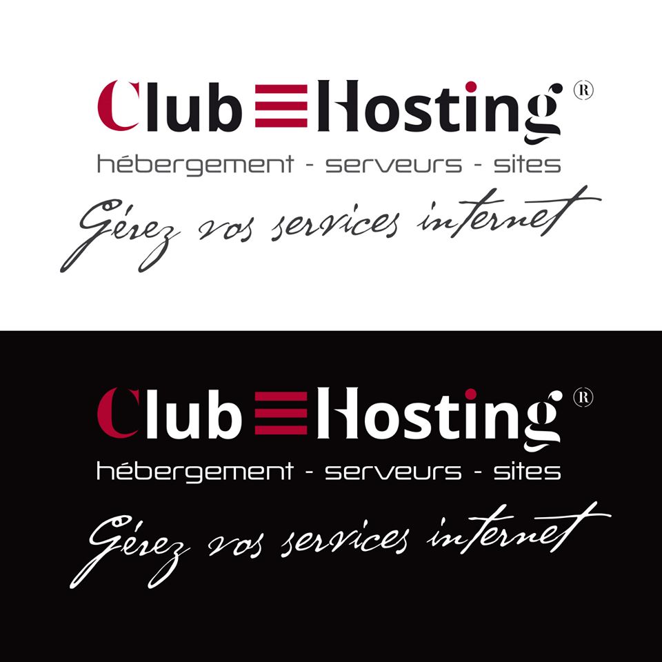 Création du logo et de la charte graphique pour Club Hosting une marque propulsé par Wictory