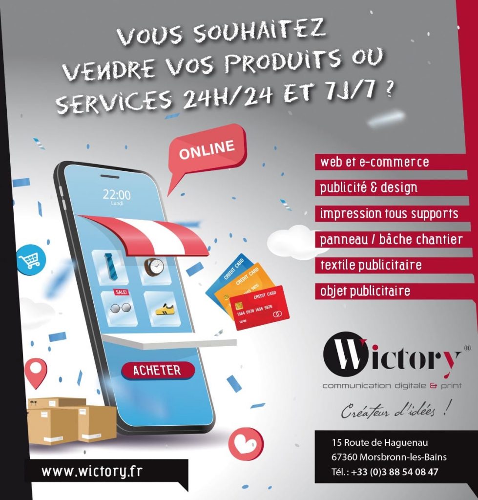 Création de votre site ecommerce avec Wictory