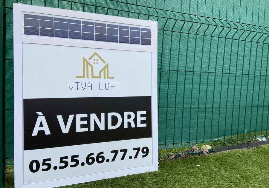 Panneau publicitaire à LED pour Viva Loft - Made by Wictory