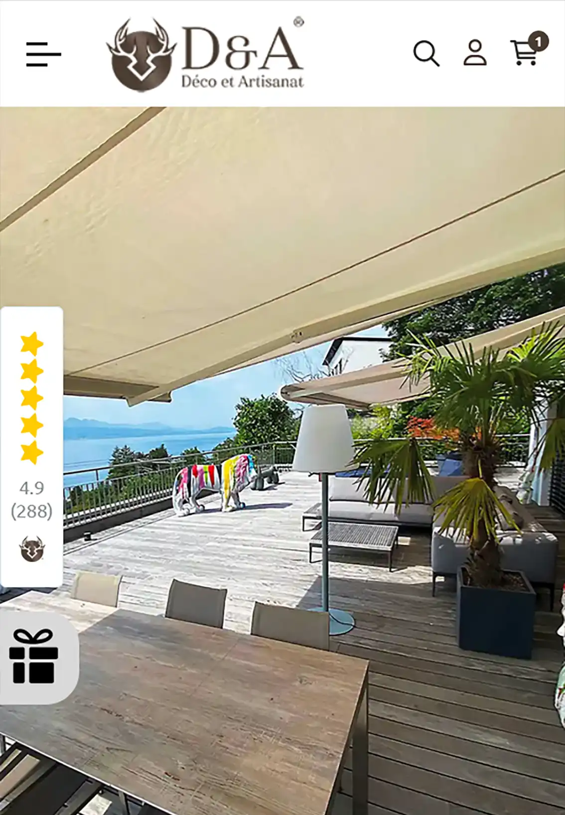 Création d'une boutique en ligne pour Déco et Artisanat - Haguenau