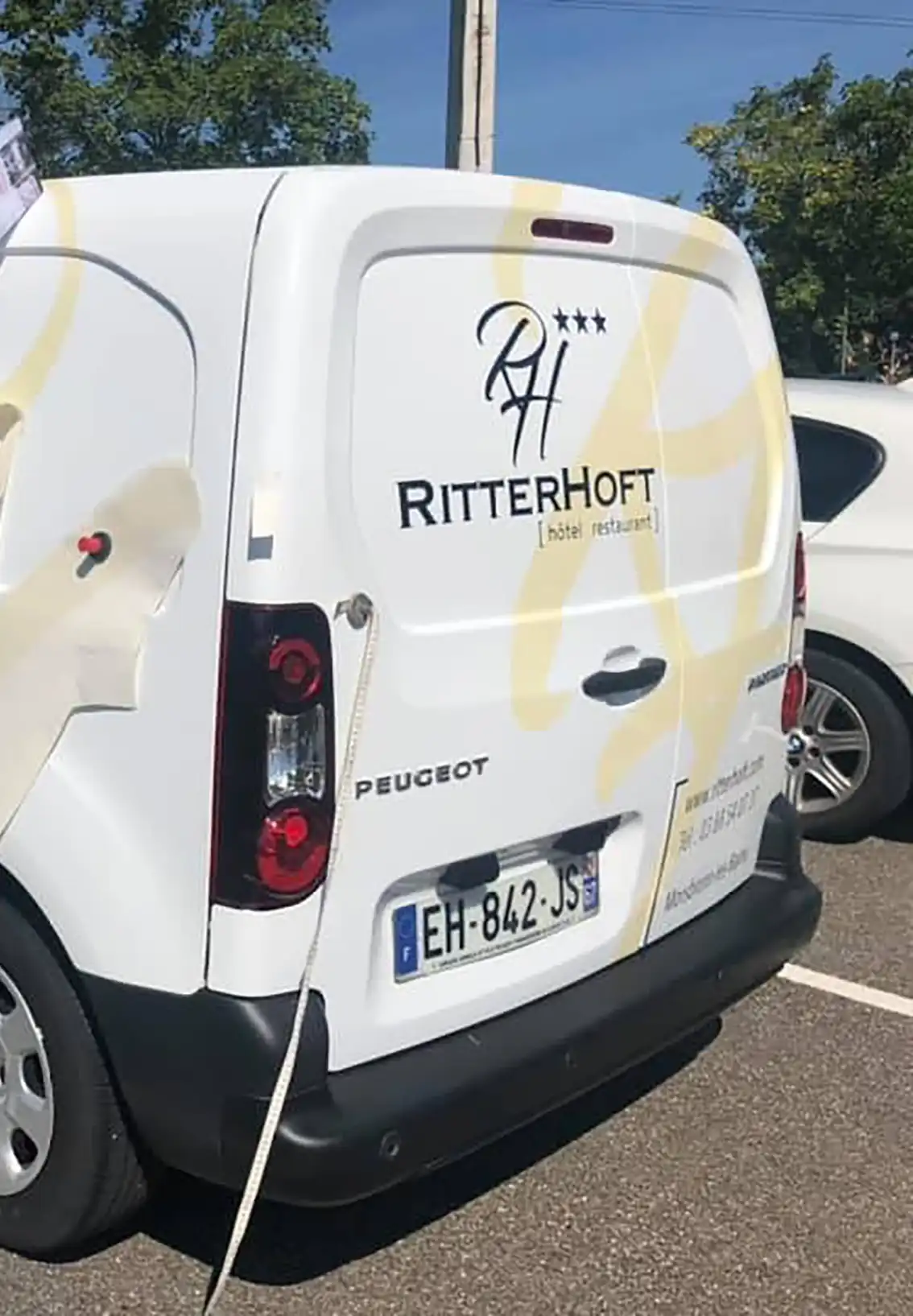 Flocage d'un véhicule sur Haguenau